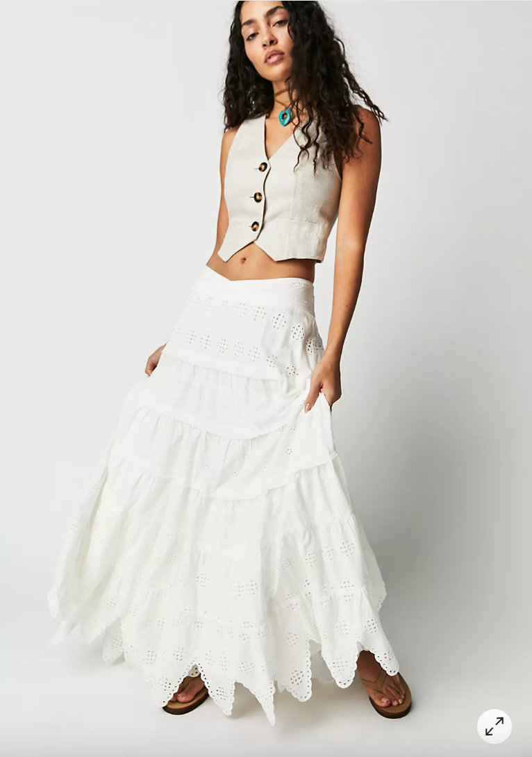 Free People Prairie Skirt