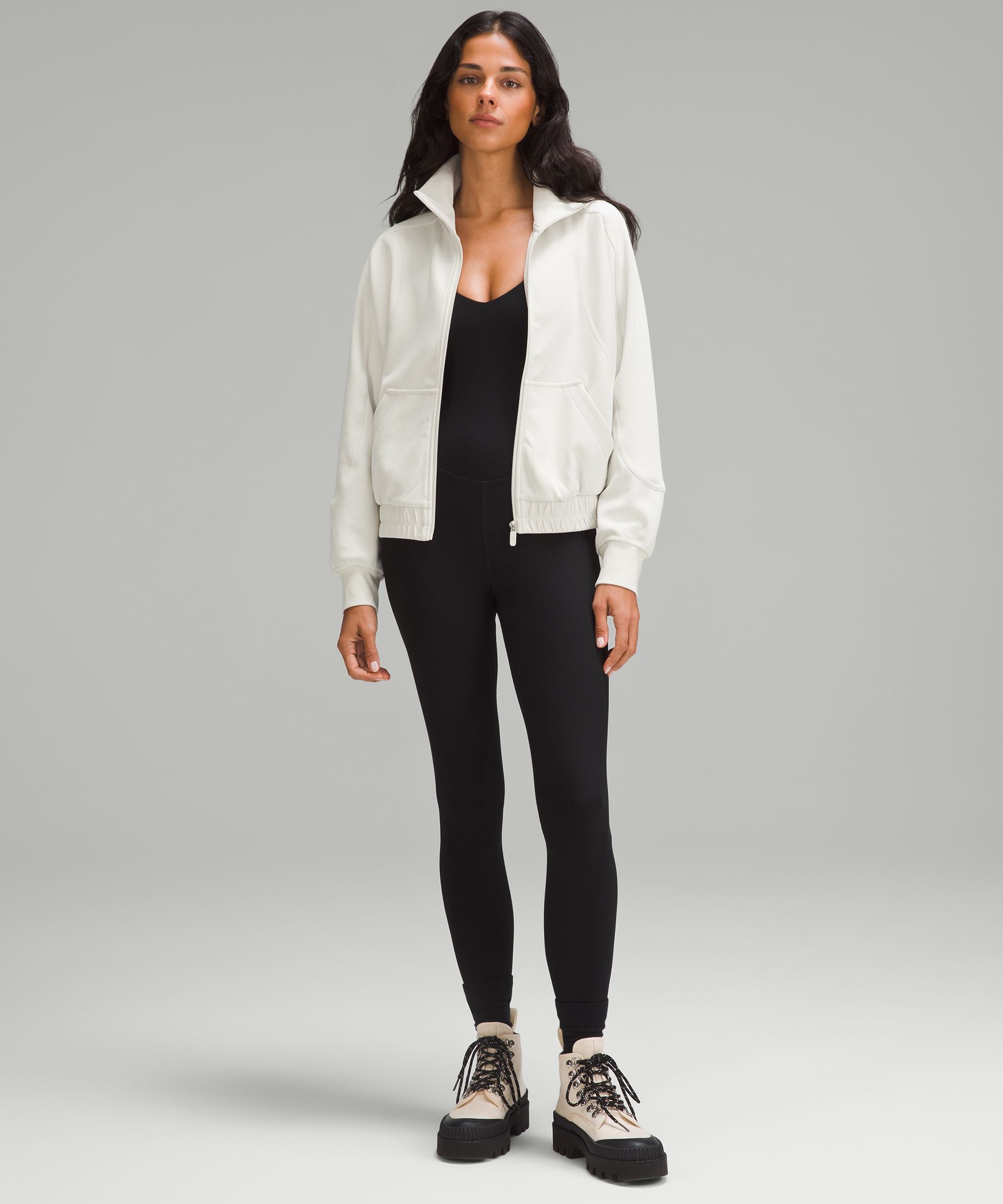 Lululemon + Brushed Softstreme Funnel-Neck Zip Up