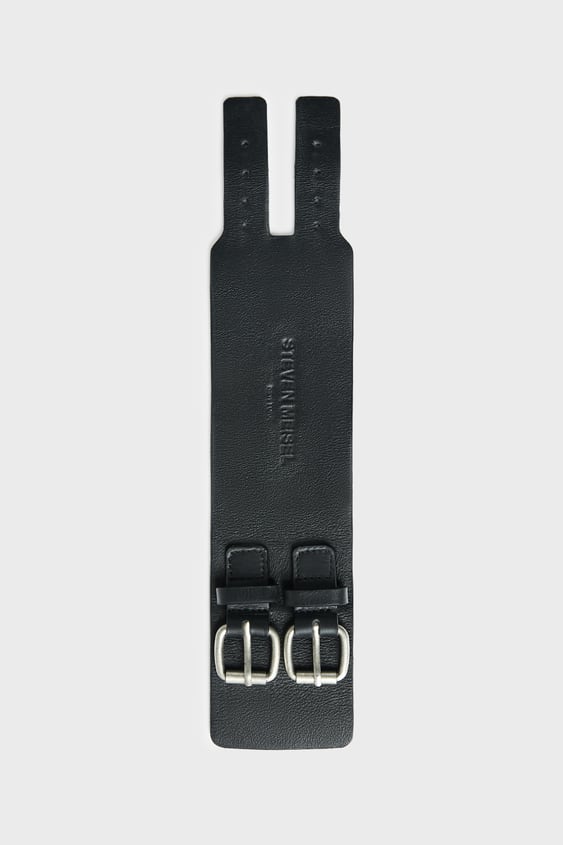 小物 ZARA STEVEN MEISEL NARROW LEATHER BELT M ZARA STEVEN MEISEL NARROW LEATHER BELT M