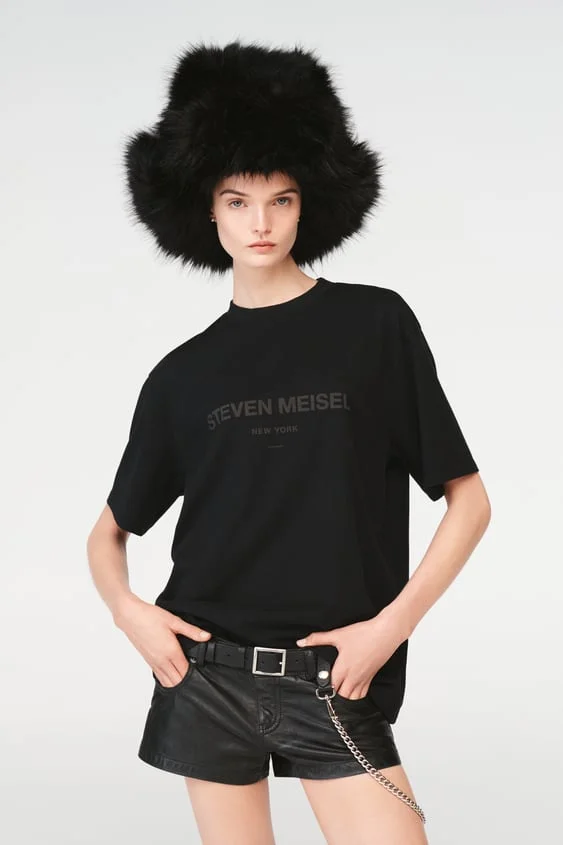 Zara x Steven Meisel + Short Sleeve T-Shirt