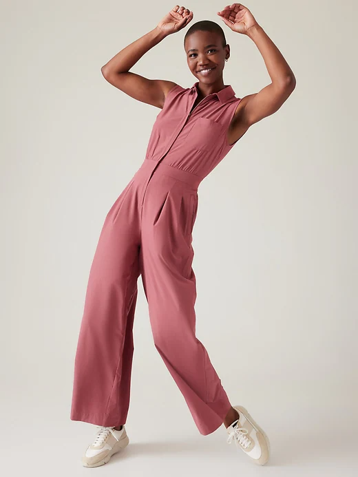 Athleta Brooklyn Heights Wide Leg Jumpsuit