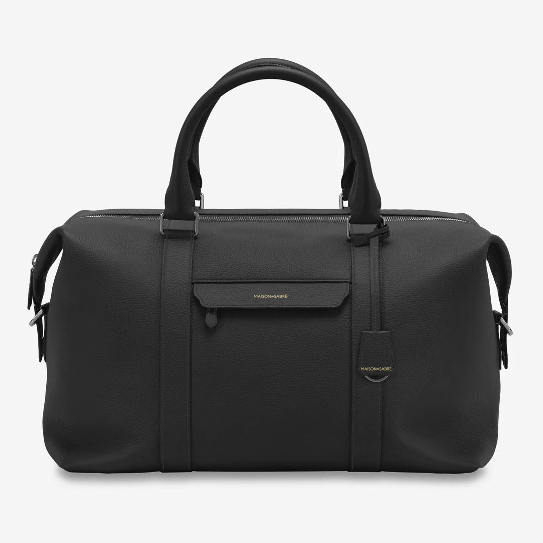 Maison de Sabré + The Duffle Bag in Black Caviar