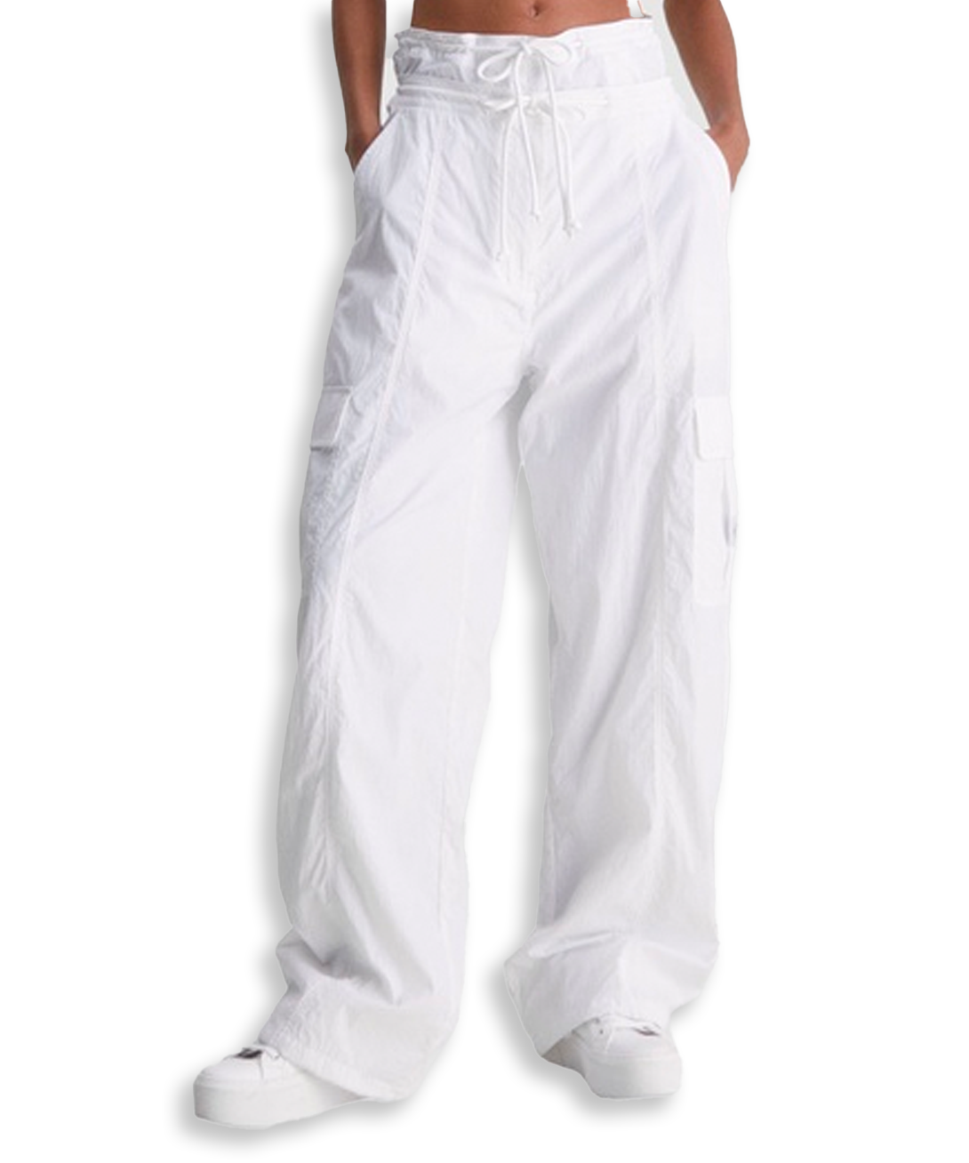 Calvin Klein Jeans + Soft Touch Wide Leg Cargo Pants