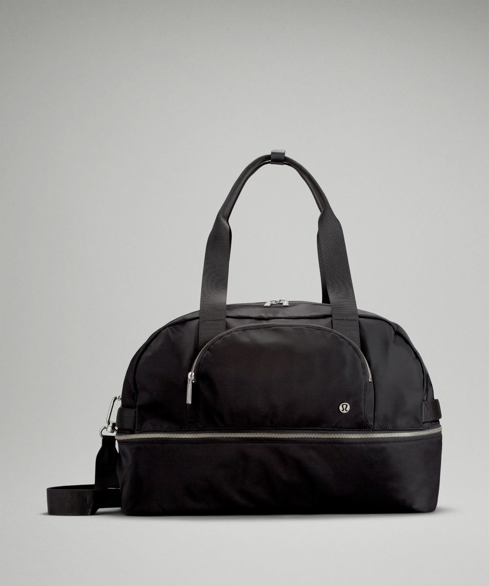Lululemon Pleated Shoulder Bag 10L Black | eBay