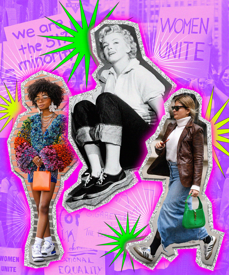 How Sneakers Became Feminism's Footwear Of Choice
