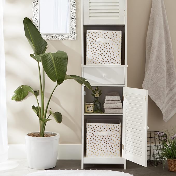 Trenton Laundry Bag Holder and Shelf