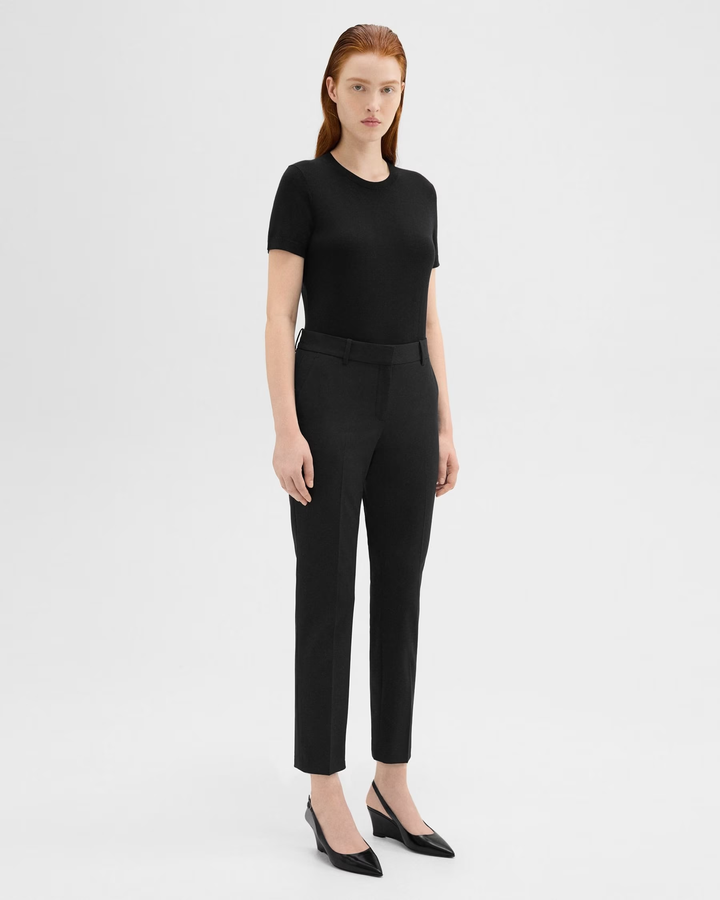 Womens black sales going out trousers