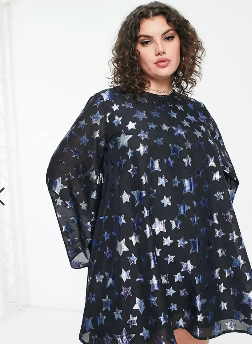 Retro bell 2025 sleeve dress