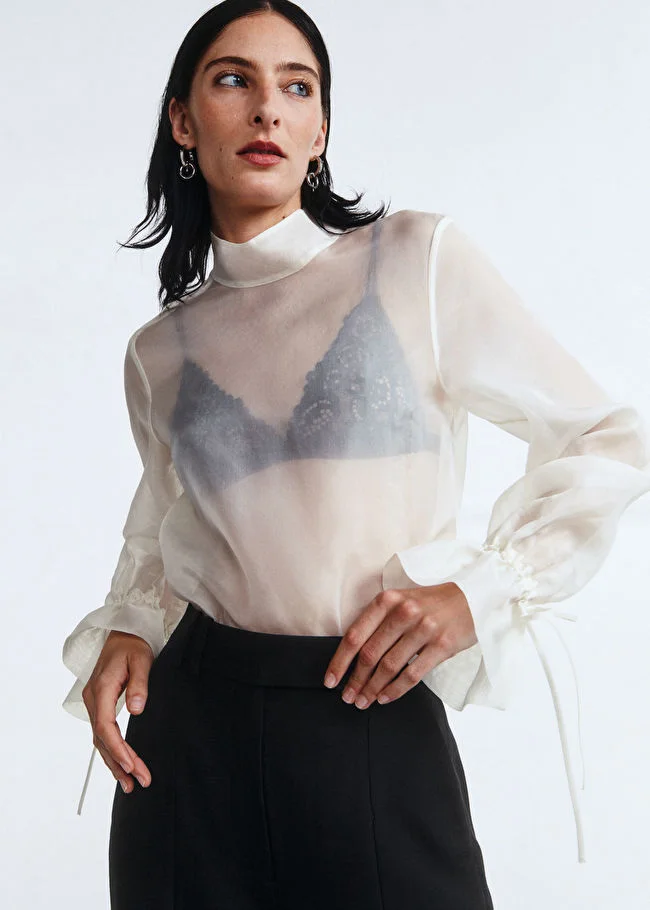 amp; Other Stories + Sheer Silk Blouse