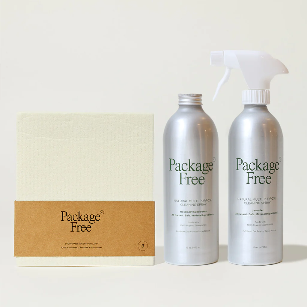 Package Free + Ultimate Sustainable Cleaning Starter Kit
