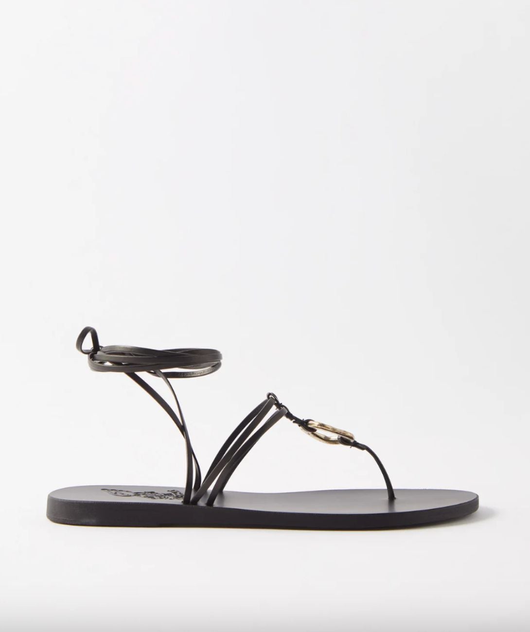 Ancient Greek Sandals + Hephaestus Wraparound Leather Sandals