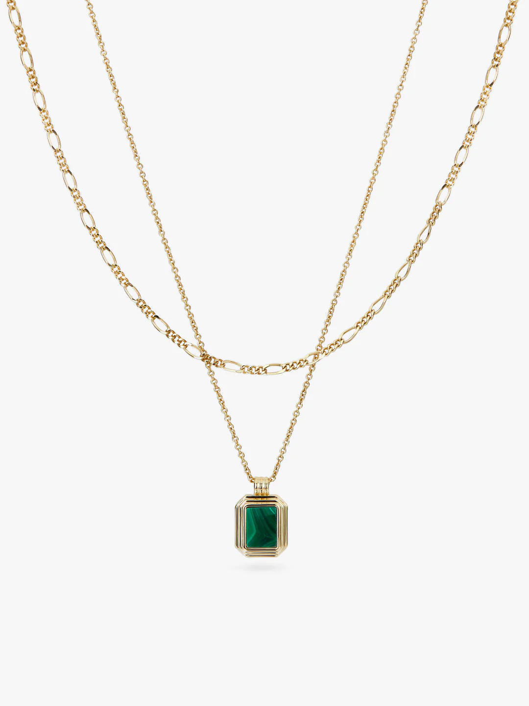 Ana Luisa + Temple Green Layered Necklace Set
