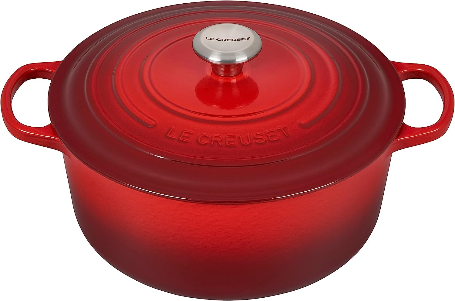 Le Creuset + Enameled Cast Iron Signature Round Dutch Oven, 7.25 QT.