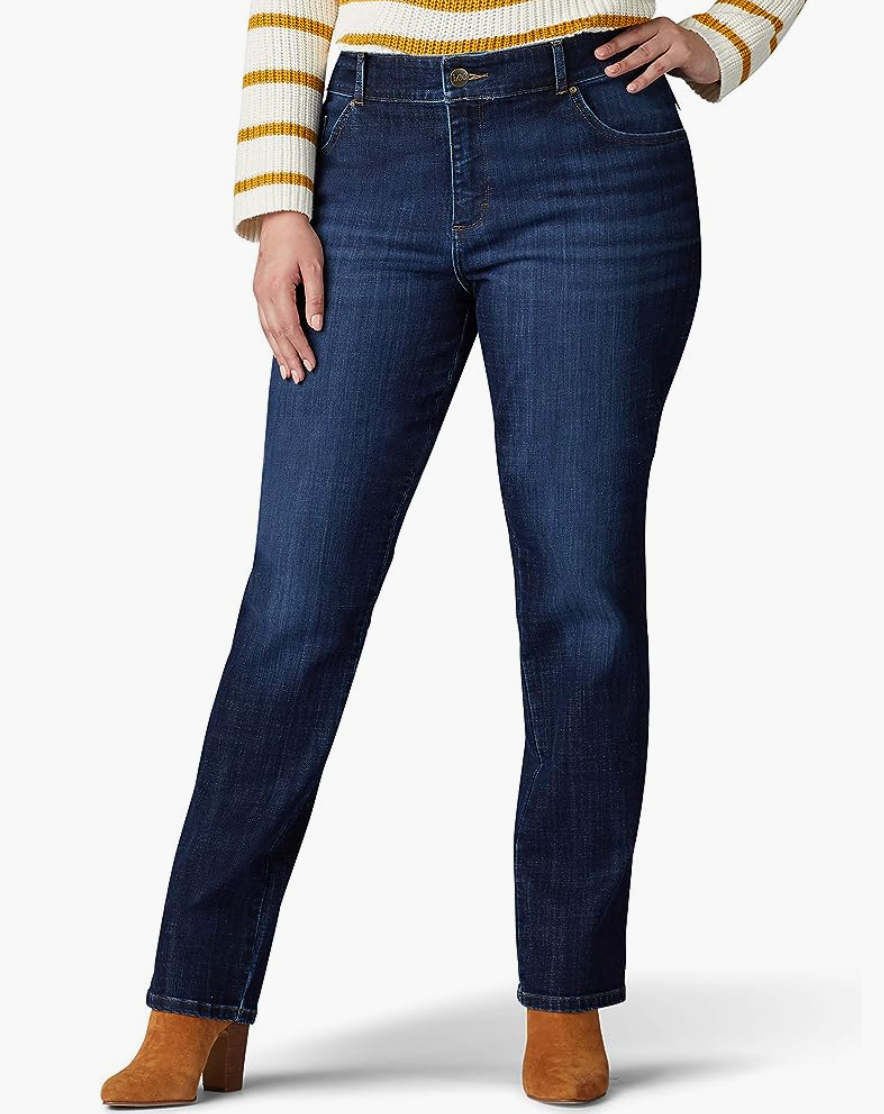 Lee + Plus Size Relaxed Fit Straight Leg Jean
