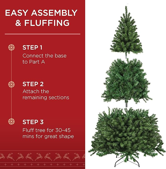 Best Choice Products + 6ft Premium Artificial Christmas Tree