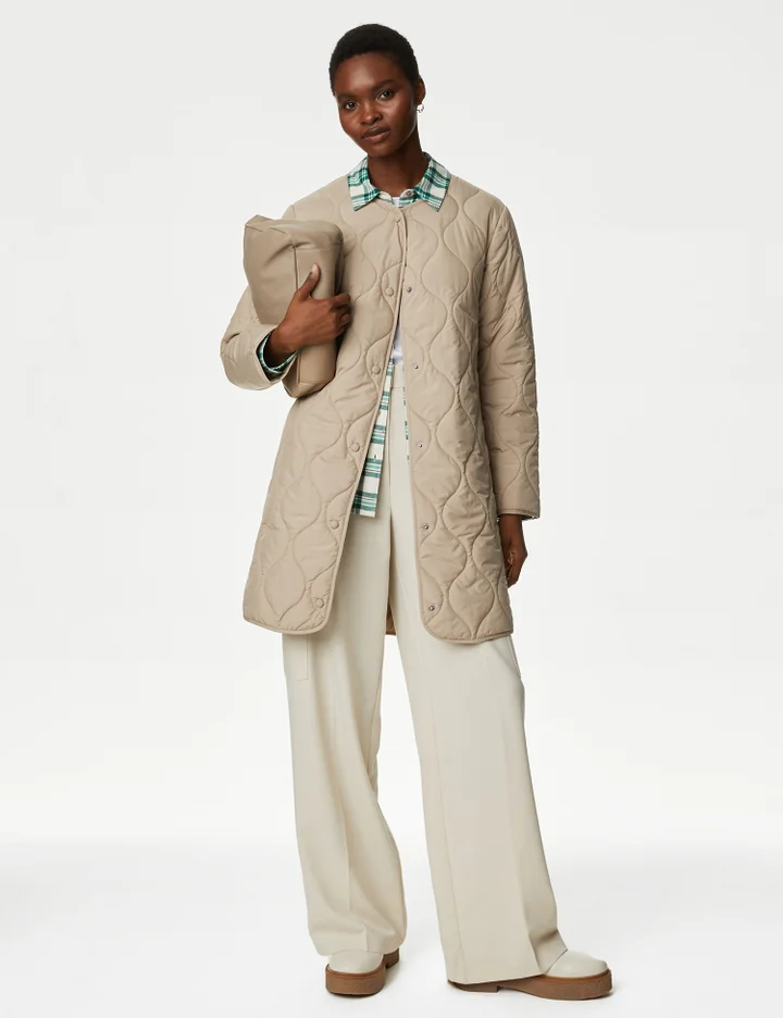 Quilted liner sales jacket womens