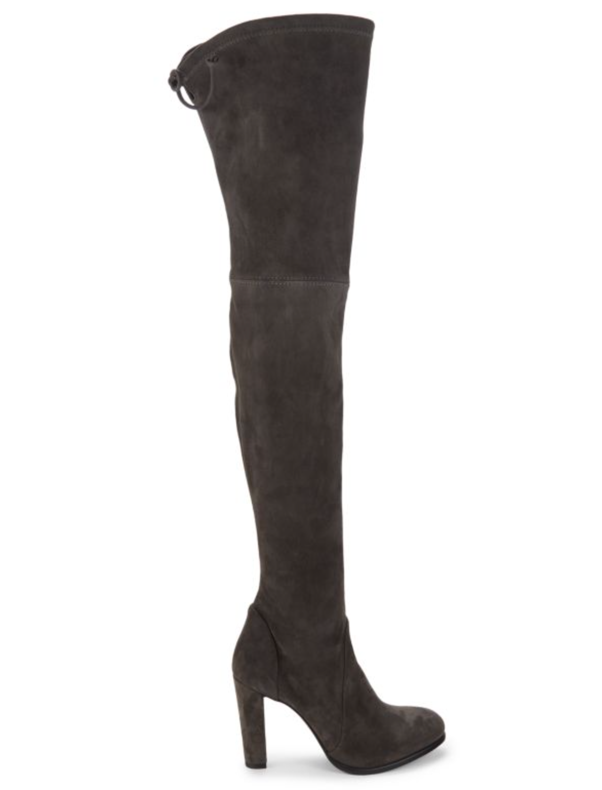 Stuart Weitzman + Block Heel Suede Over The Knee Boots