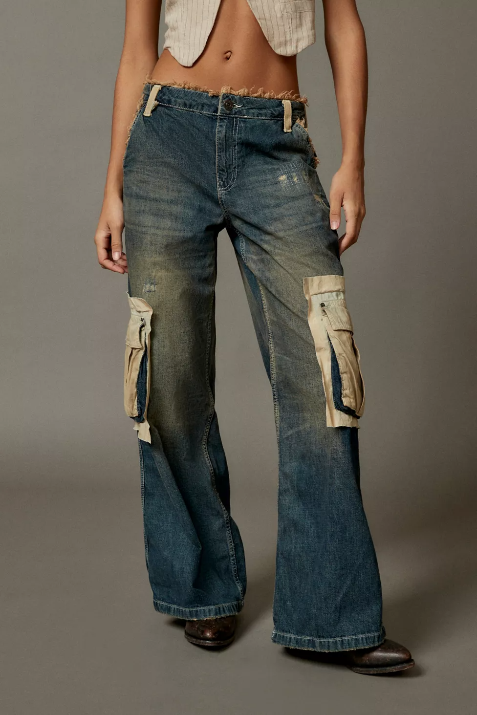 BDG + Spliced-Pocket Cargo Jean
