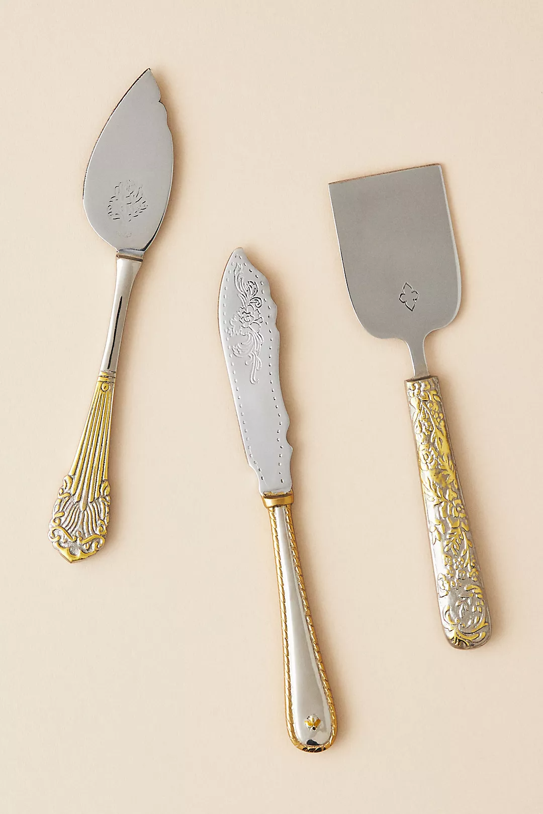 Anthropologie + Ricci Cheese Knives, Set of 3