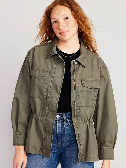 Old Navy + Cinched-Waist Utility Jacket