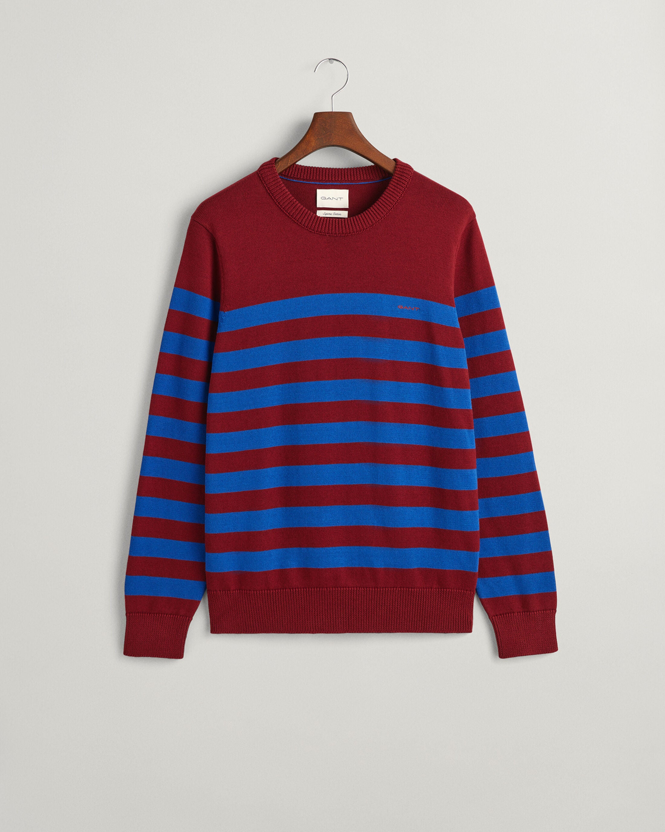 Gant + Breton Striped Crew Neck Sweater