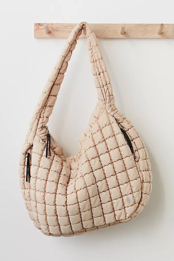 COS COS QUILTED OVERSIZED SHOULDER BAG - Off-white - Bags - COS 99.00