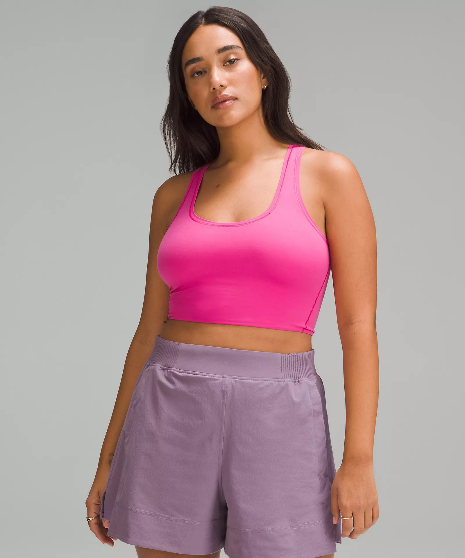 Lululemon + Wundermost Ultra-Soft Nulu Scoop-Neck Cropped Tank