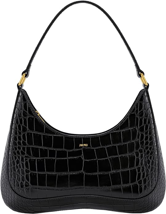 JW Pei Lily Faux Leather Shoulder Bag in Black