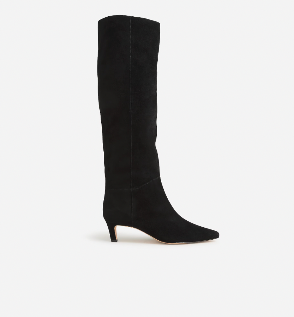 J.Crew + Stevie Knee-High Boots In Suede