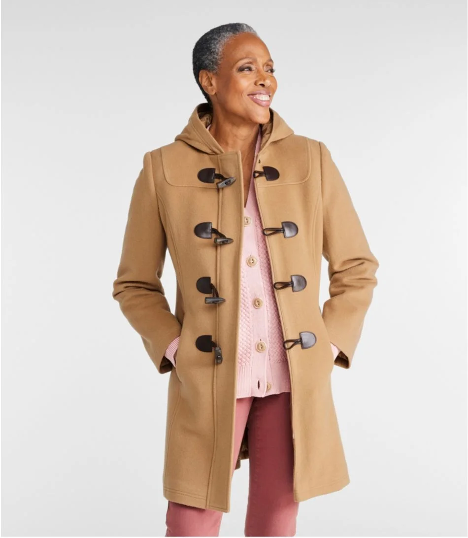 Ll bean womens duffle coat best sale