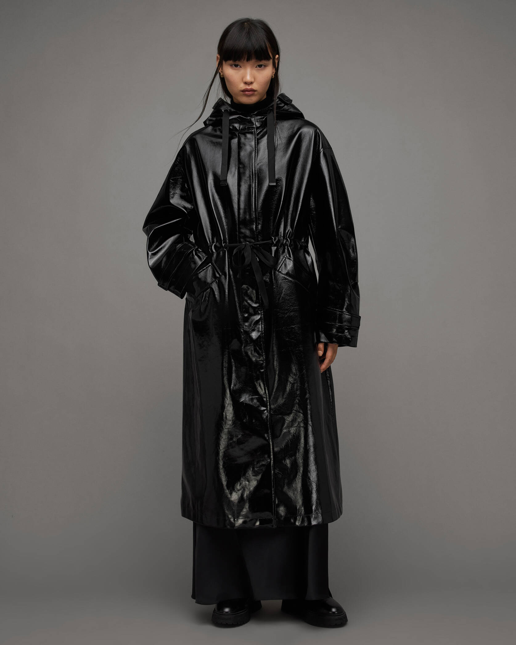 All saints raincoat hotsell
