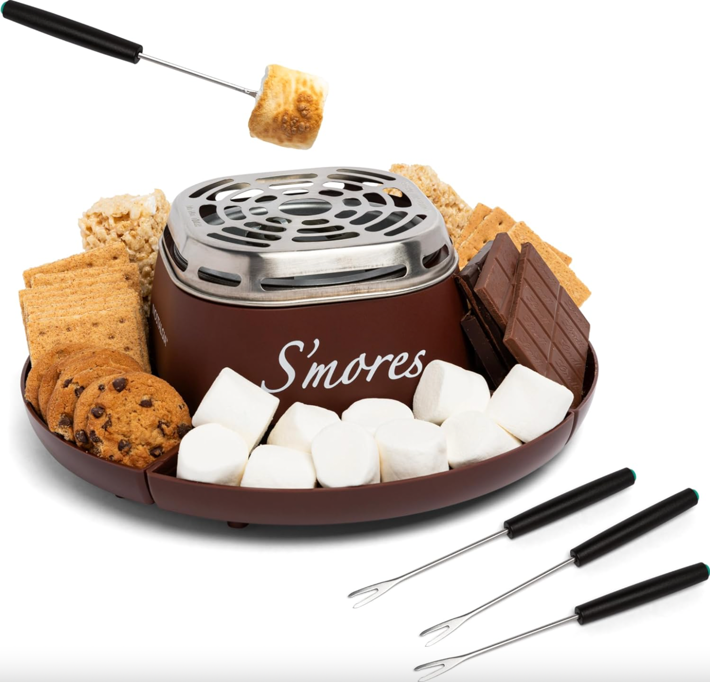 Nostalgia + Tabletop Indoor Electric S’mores Maker