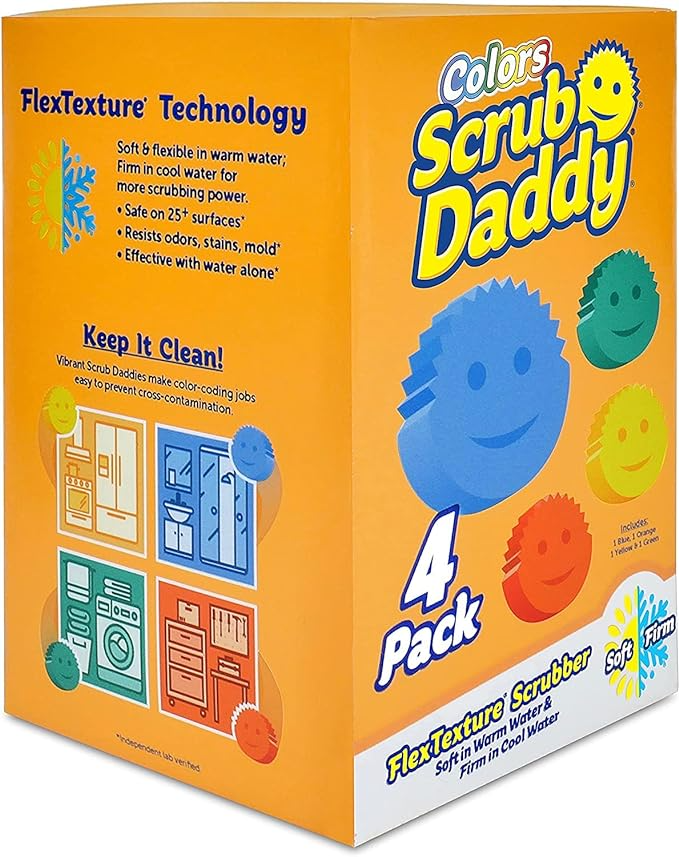 Scrub Daddy Scrubber, FlexTexture, Lemon Fresh
