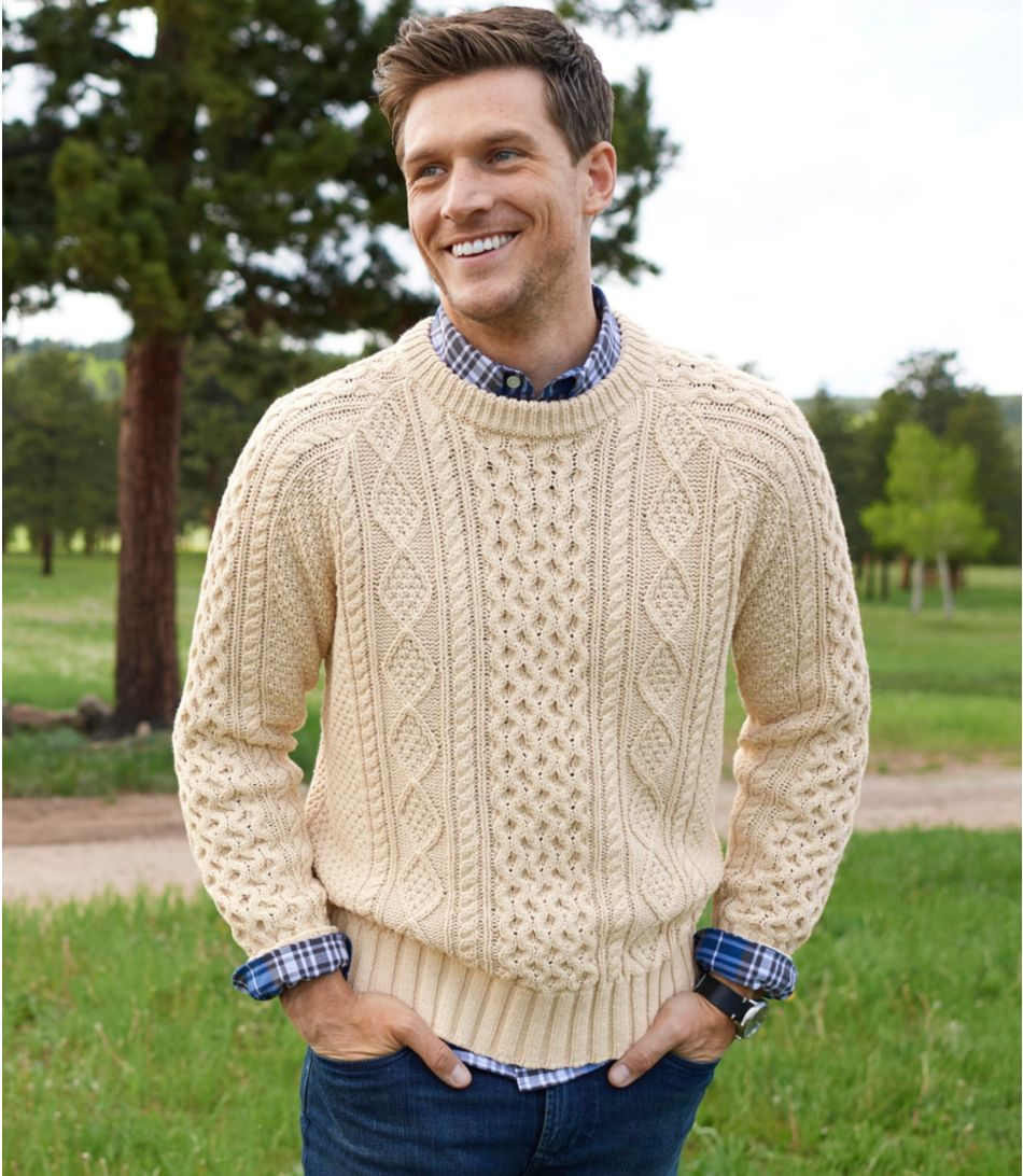 Ll bean irish fisherman clearance sweater