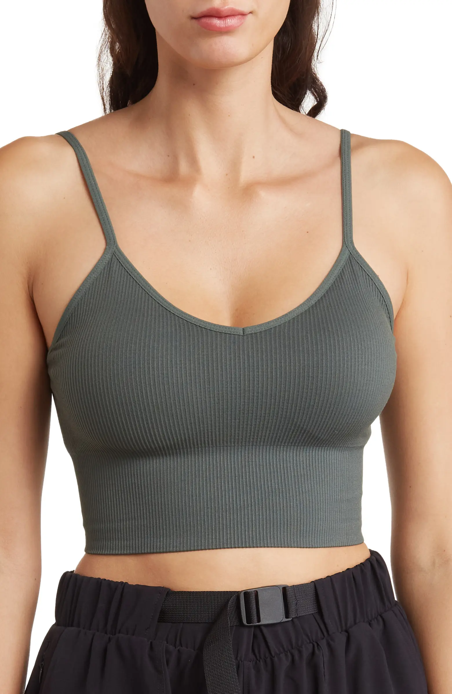 Z By Zella + Ribbed Seamless Longline Bralette Z By Zella + Ribbed Seamless Longline Bralette