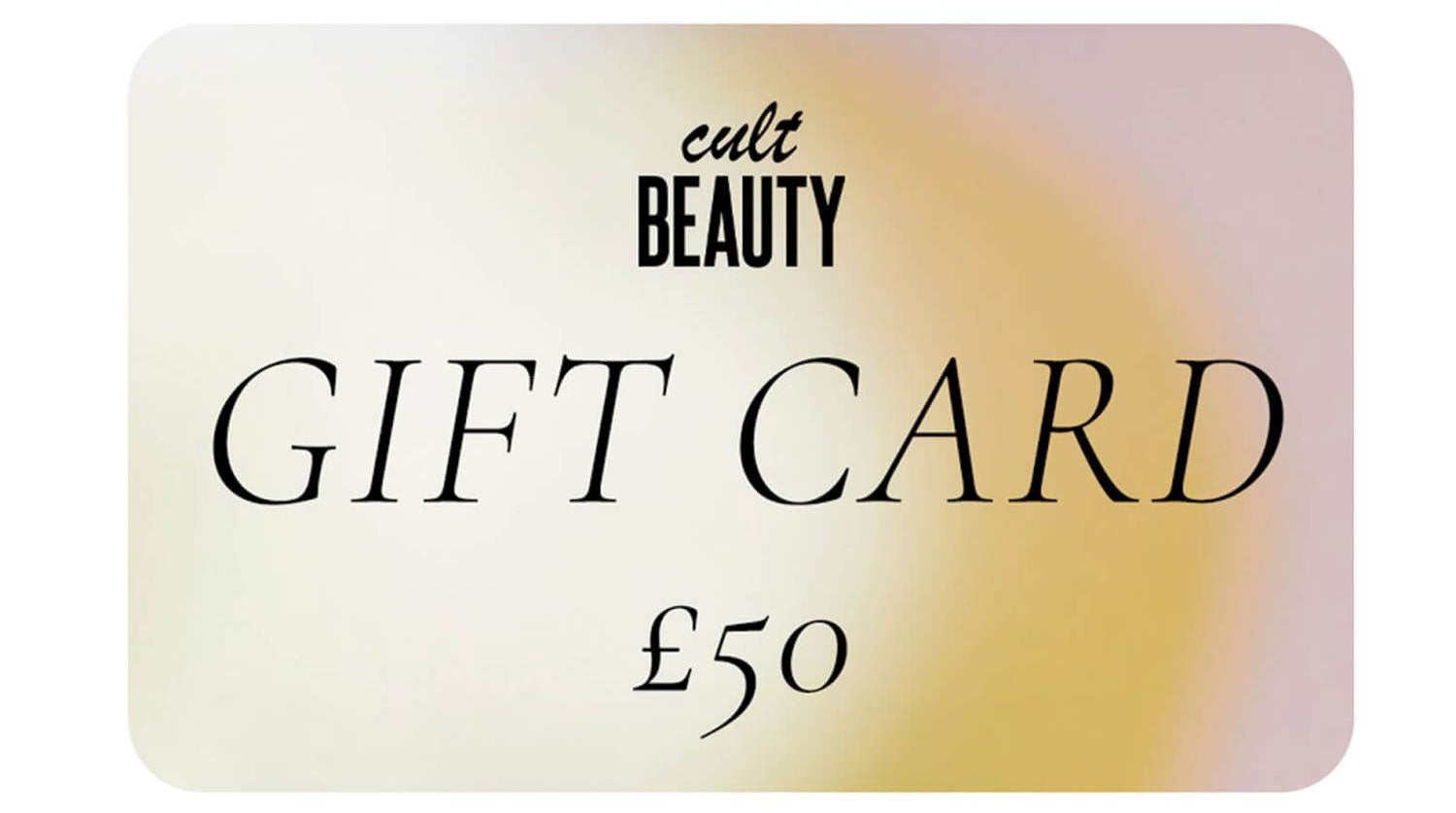 Cult beauty sales gift card