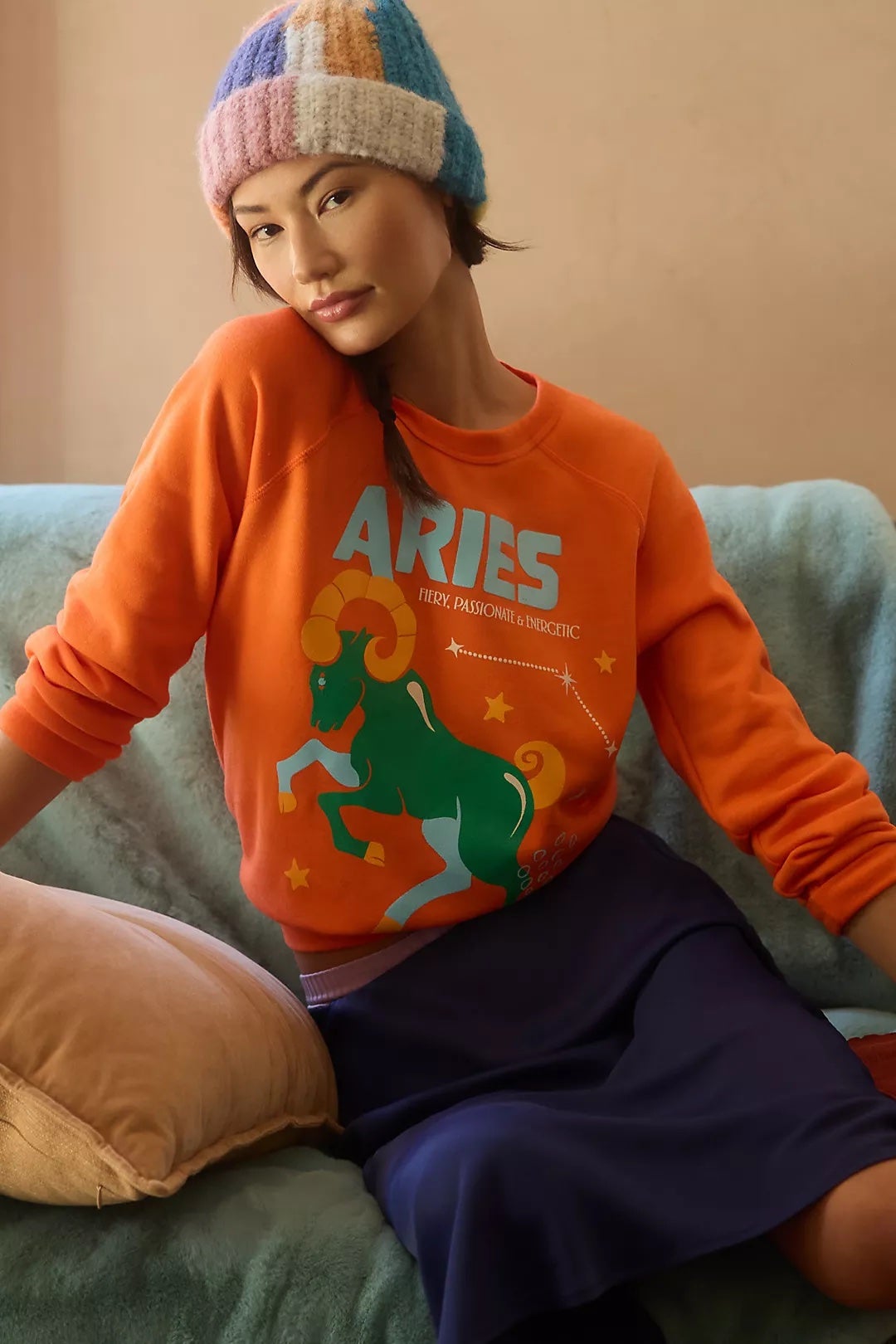 Anthropologie + Midnight Rider The Carolita Zodiac Sweatshirt