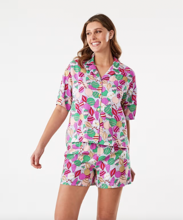 Ladies christmas short discount pyjamas