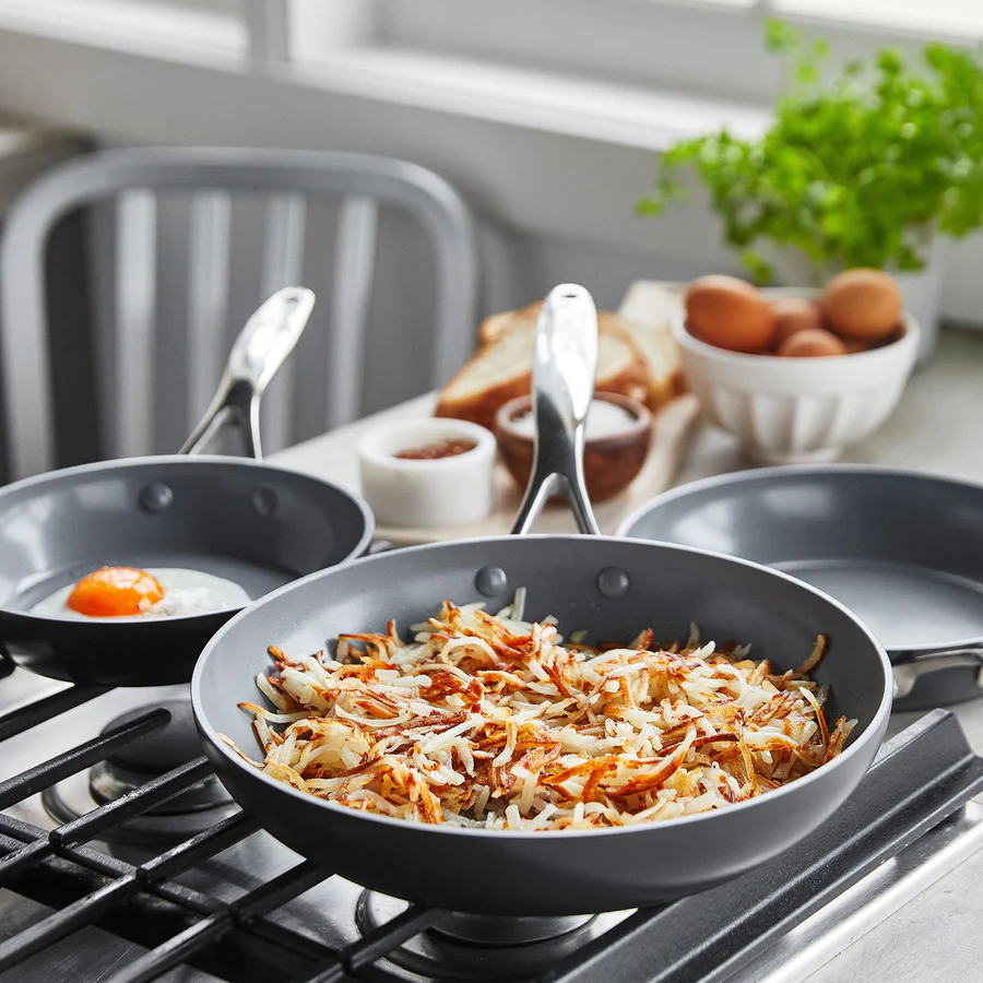 GreenPan + Valencia Pro Ceramic Nonstick Frypan Set