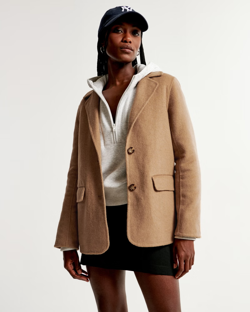Abercrombie and fitch wool 2025 coat