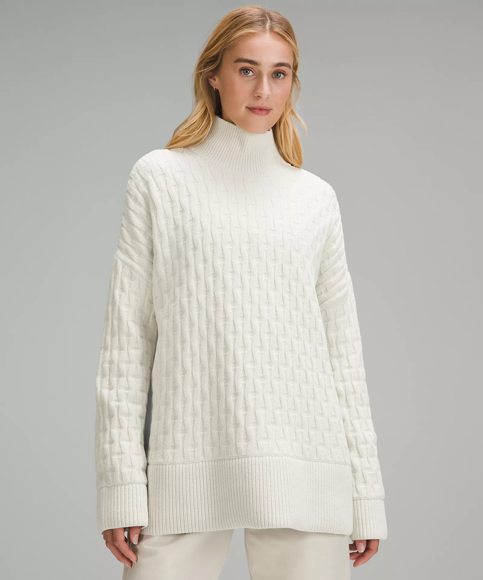 Lululemon + Cable-Knit Relaxed-Fit Sweater
