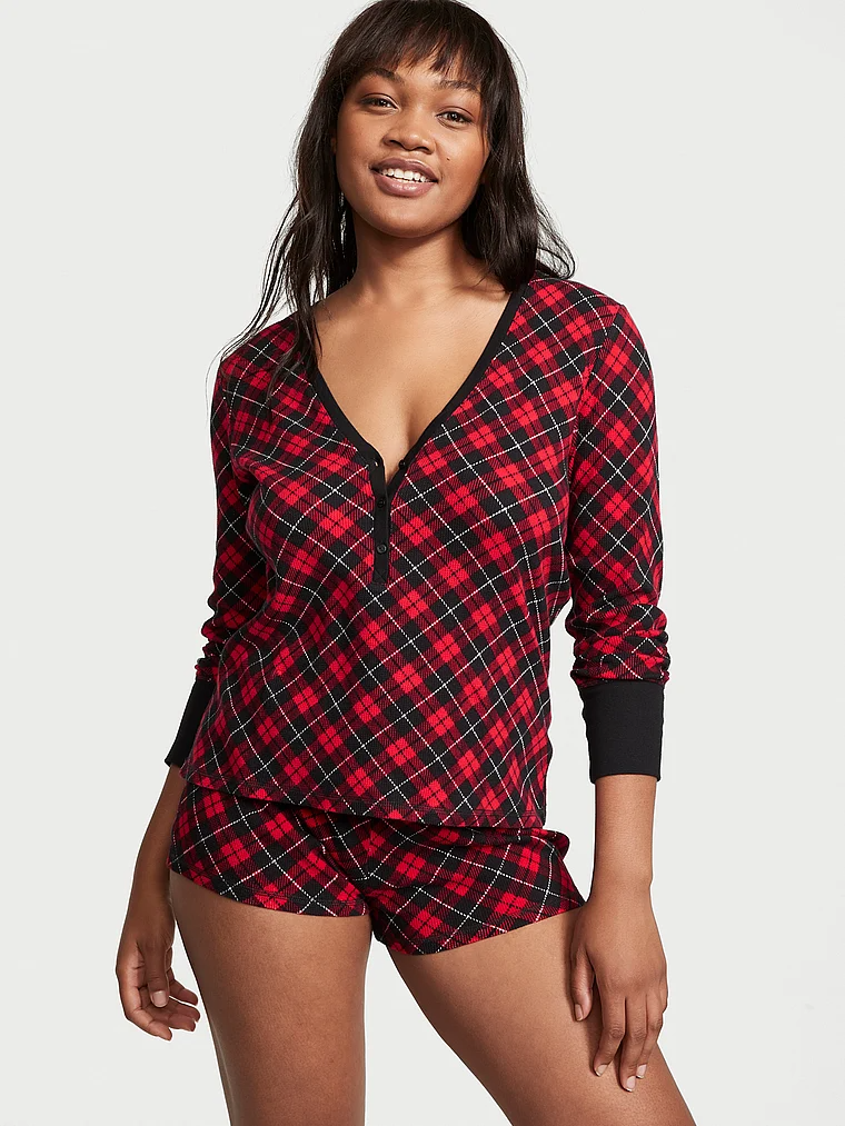 Victoria’s Secret + Thermal Short Pajama Set