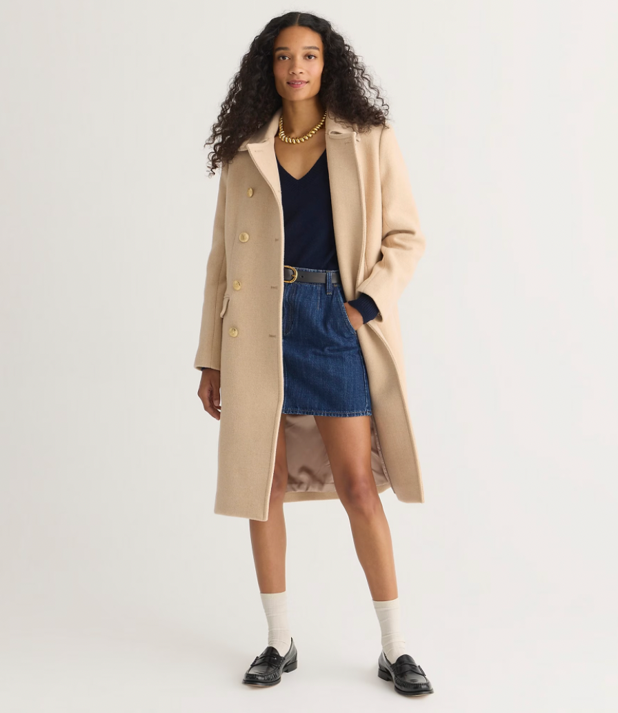 J crew 2025 beige coat