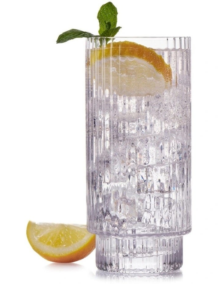 salt&pepper + Vera 4 Piece Highball Glass Set