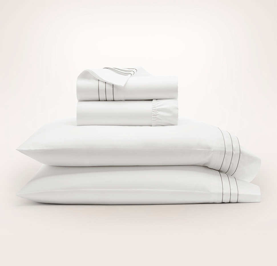 Boll & Branch + Signature Triple Framed Sheet Set