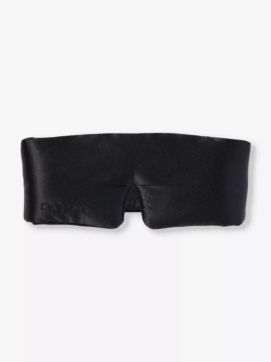 Drowsy Sleep Co + BrandEmbroidered Padded Silk Sleep Mask