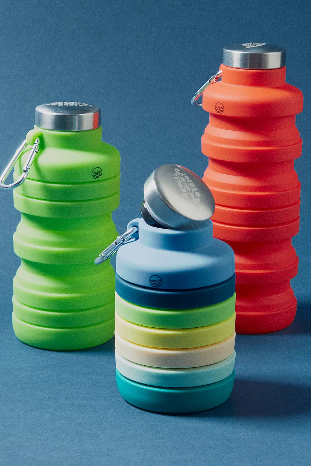 Mayim + Exclusive 24oz Collapsible Carabiner Bottle