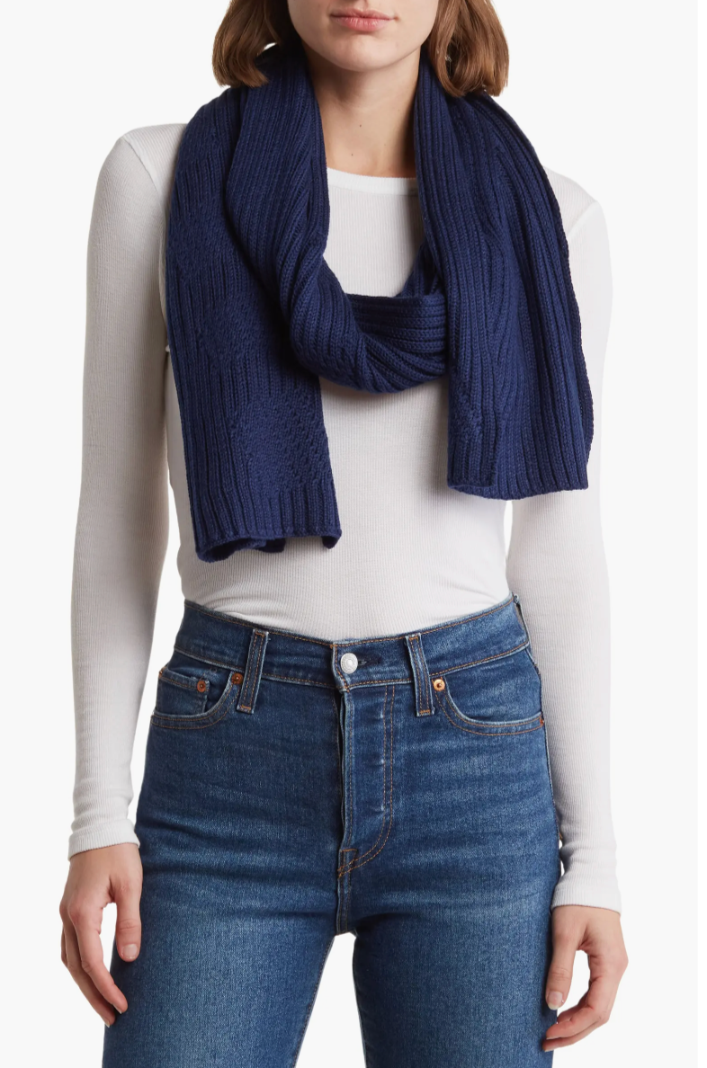 Ugg + Ribbed Oversized Knit Scarf