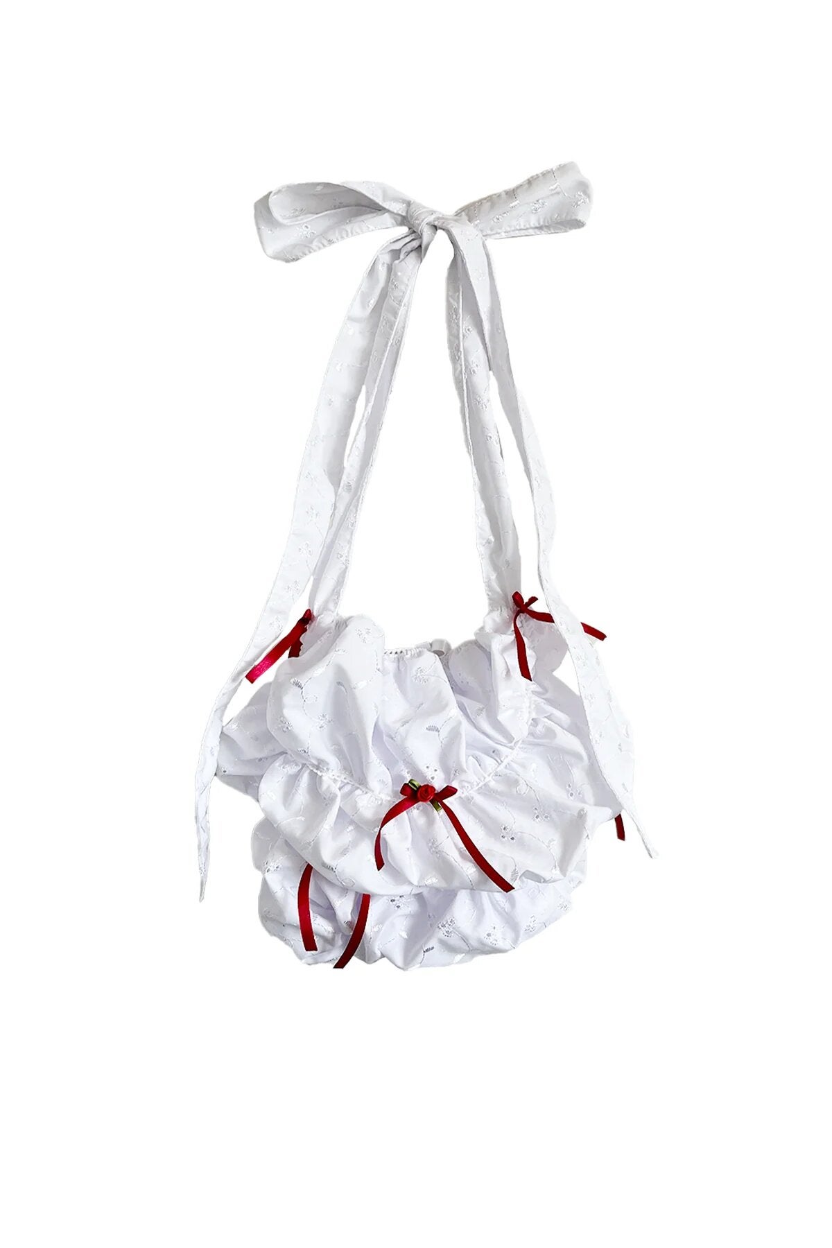 hollysworld + White Drape Shoulder Bag