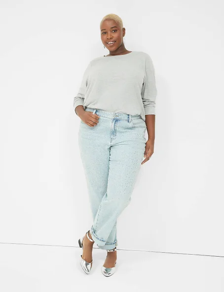 American Eagle Outfitters + Hi-Rise Artist Flare Jean